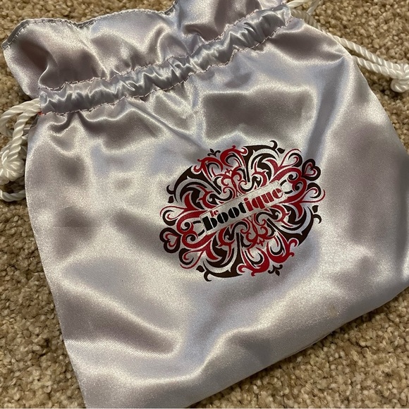 👢 Bootique Boot Jewelry Belt Gems Pair of White Accessories NWT - Picture 3 of 5